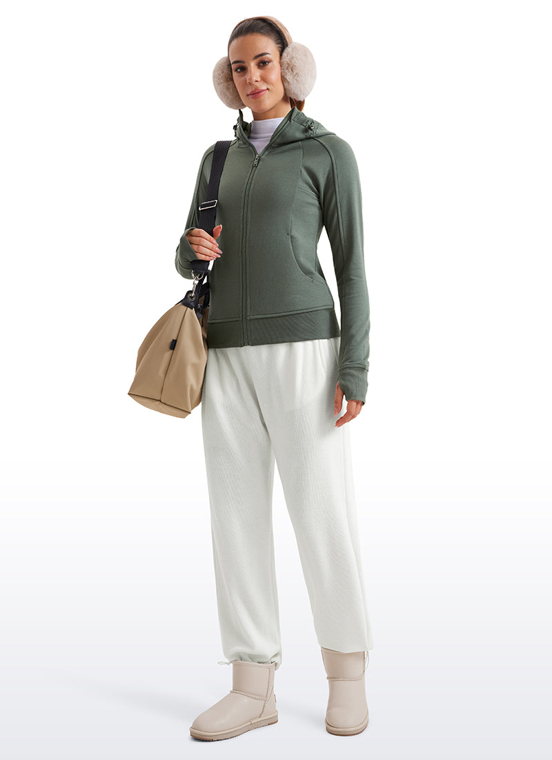 Amenity Full Zip ThumbHole Hoodie