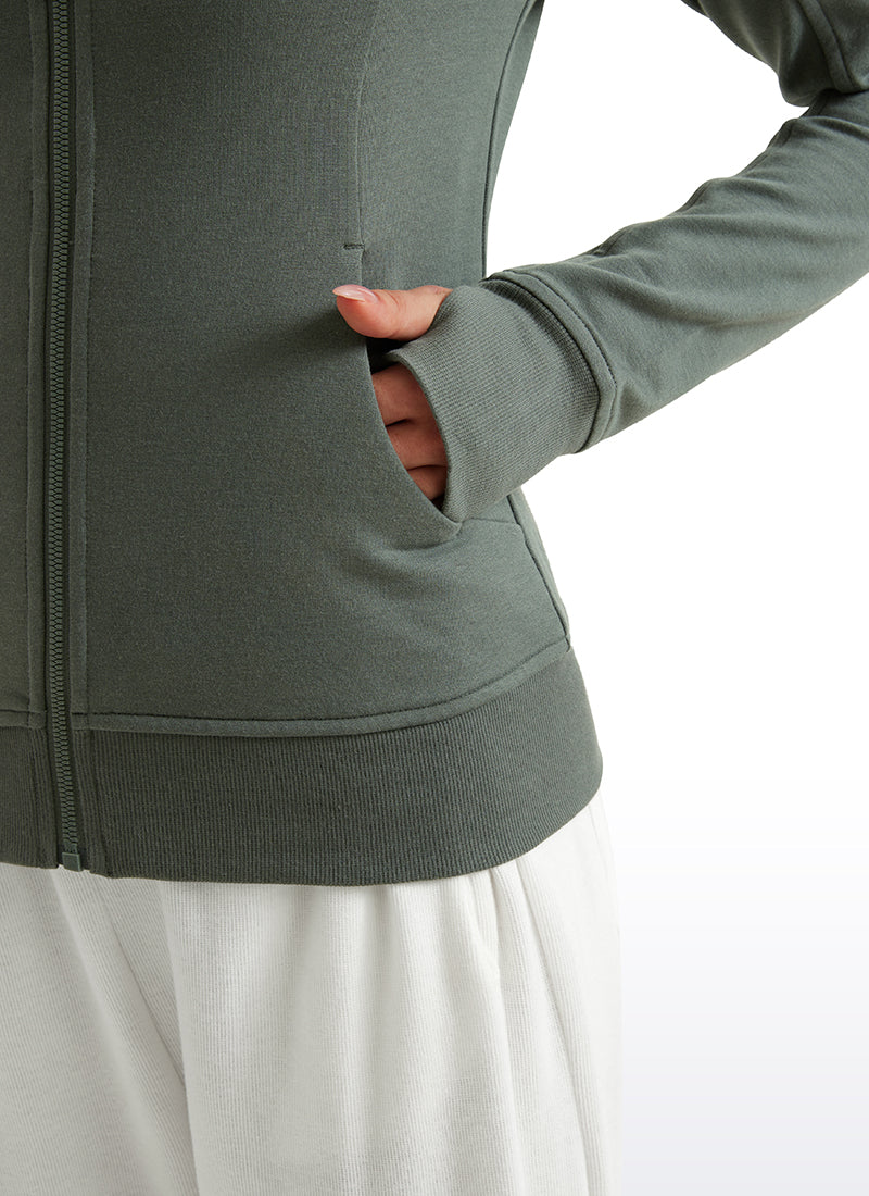 Amenity Full Zip ThumbHole Hoodie