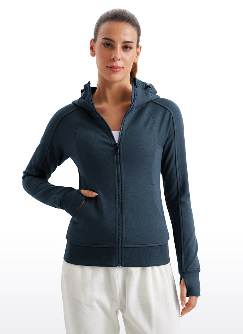 Amenity Full Zip ThumbHole Hoodie