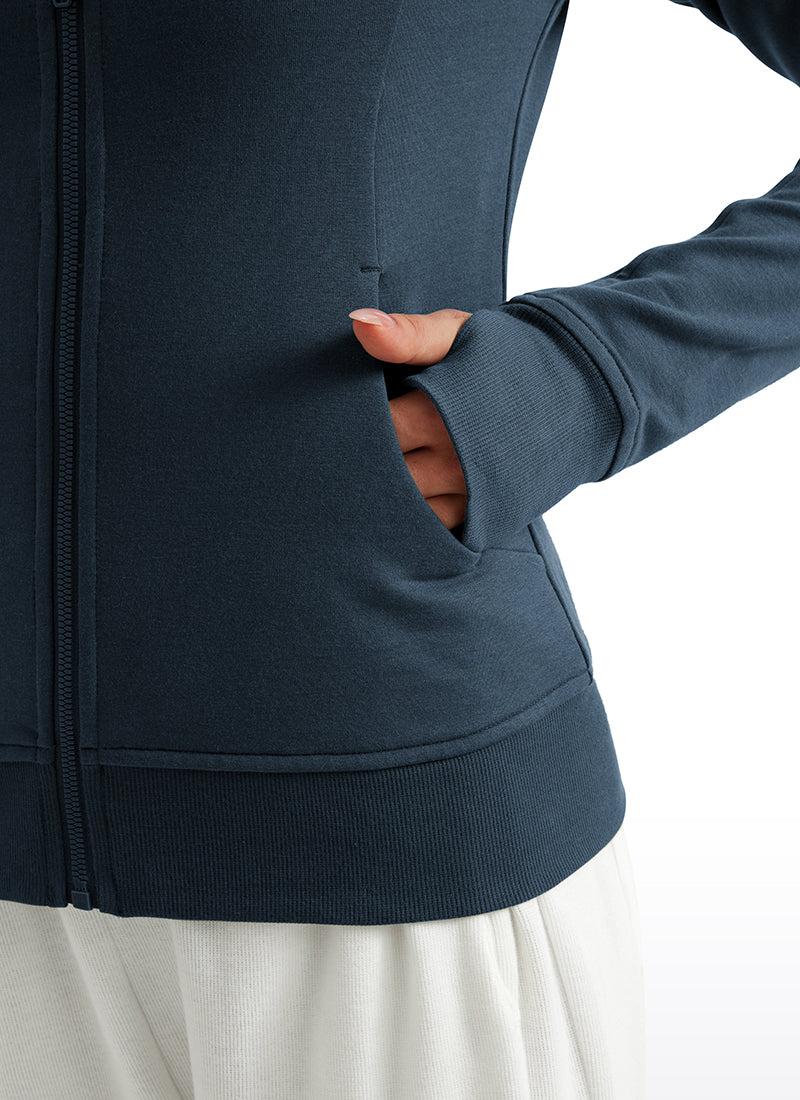 Amenity Full Zip ThumbHole Hoodie