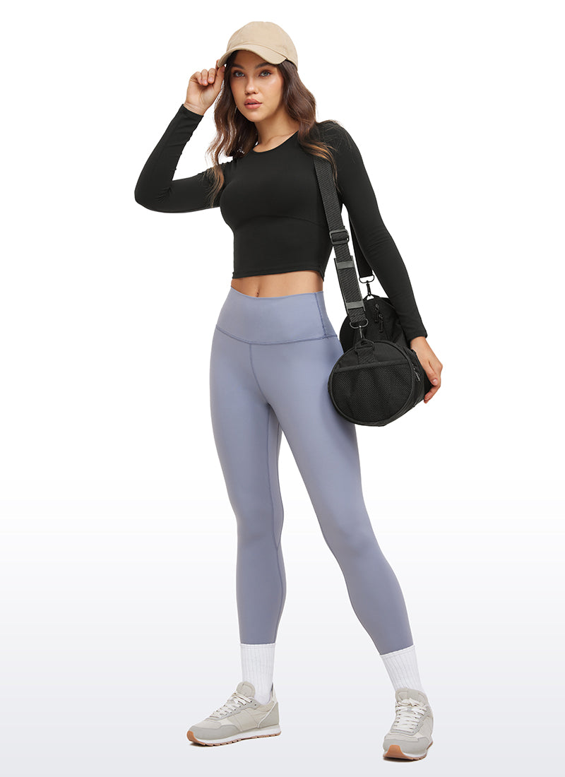 Butterluxe Front Seam Cropped Long Sleeve