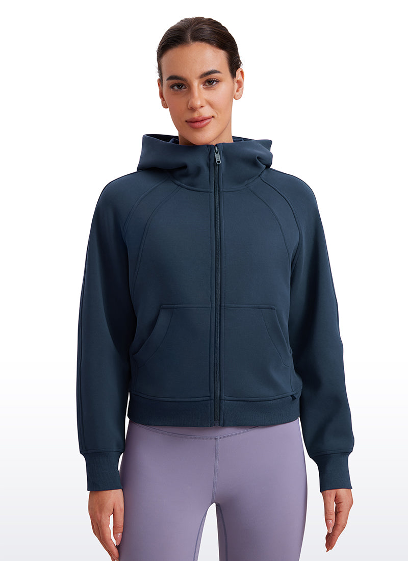 SoftAura Full Zip Pullover Hoodie