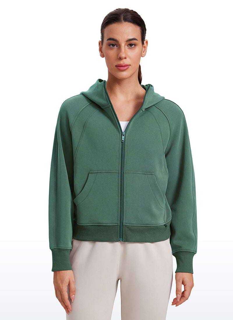 SoftAura Full Zip Pullover Hoodie