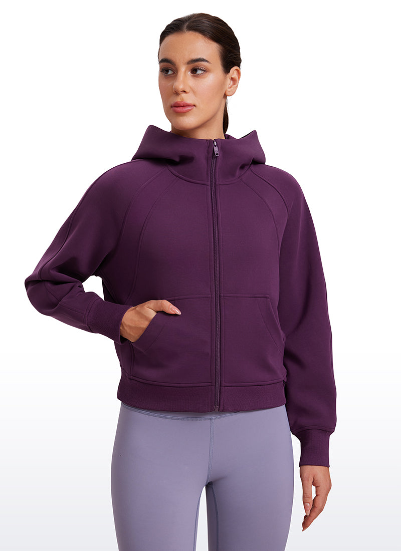 SoftAura Full Zip Pullover Hoodie