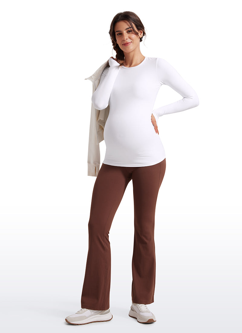 Butterluxe Maternity Crewneck Long Sleeve