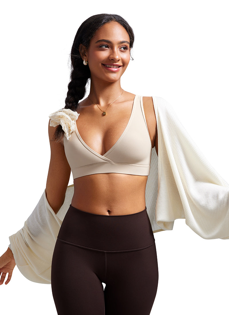 Butterluxe Maternity Nursing Crossover Wireless Bras