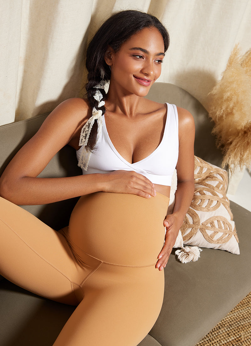 Soutiens-gorge d'allaitement sans armatures croisés Butterluxe Maternity