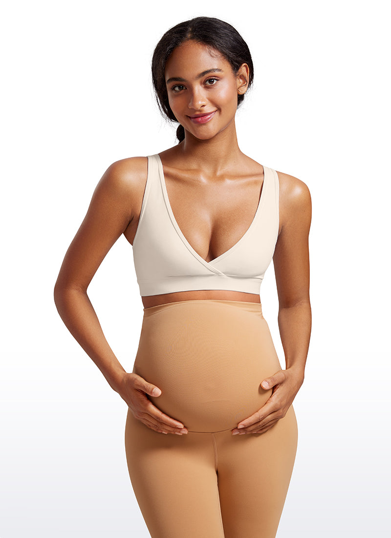 Soutiens-gorge d'allaitement sans armatures croisés Butterluxe Maternity