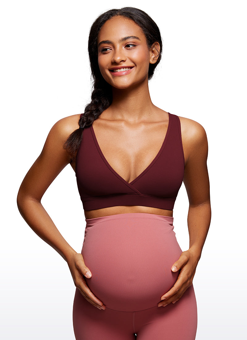 Butterluxe Maternity Nursing Crossover Wireless Bras