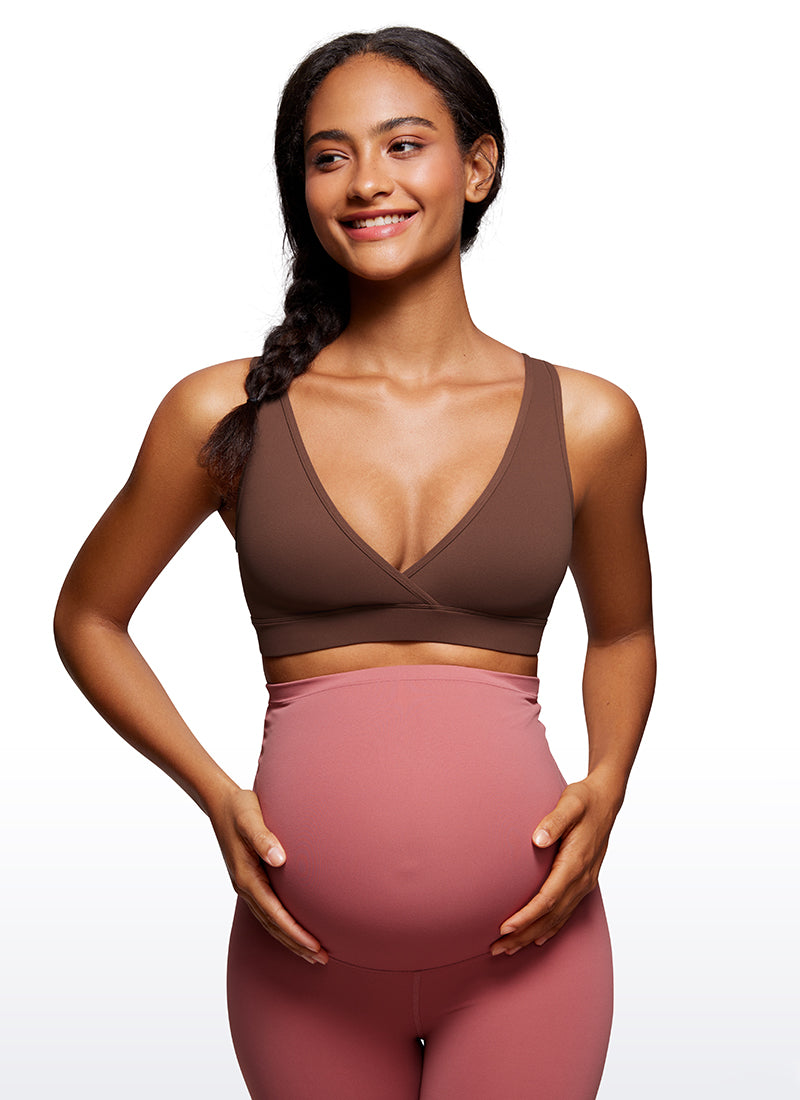 Soutiens-gorge d'allaitement sans armatures croisés Butterluxe Maternity