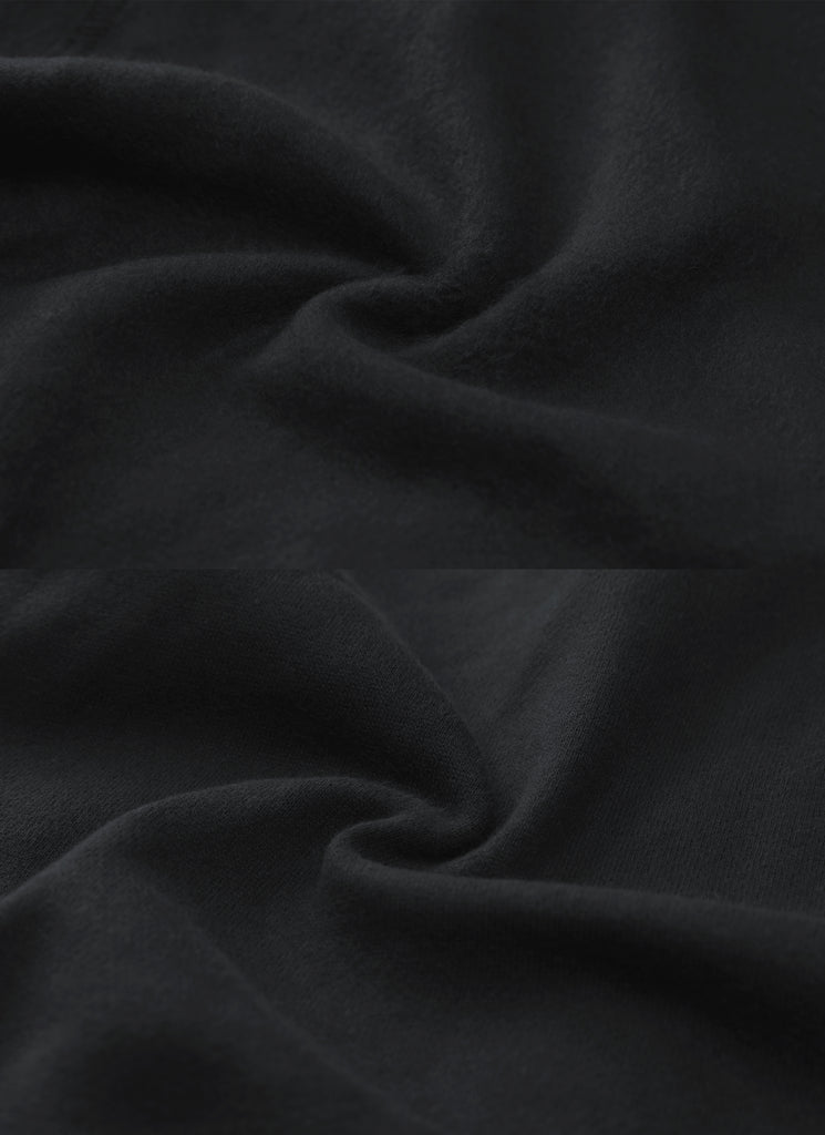 CRZ YOGA Women's Cotton Fleece Lined Casual Straight Leg Pant 28'' Black