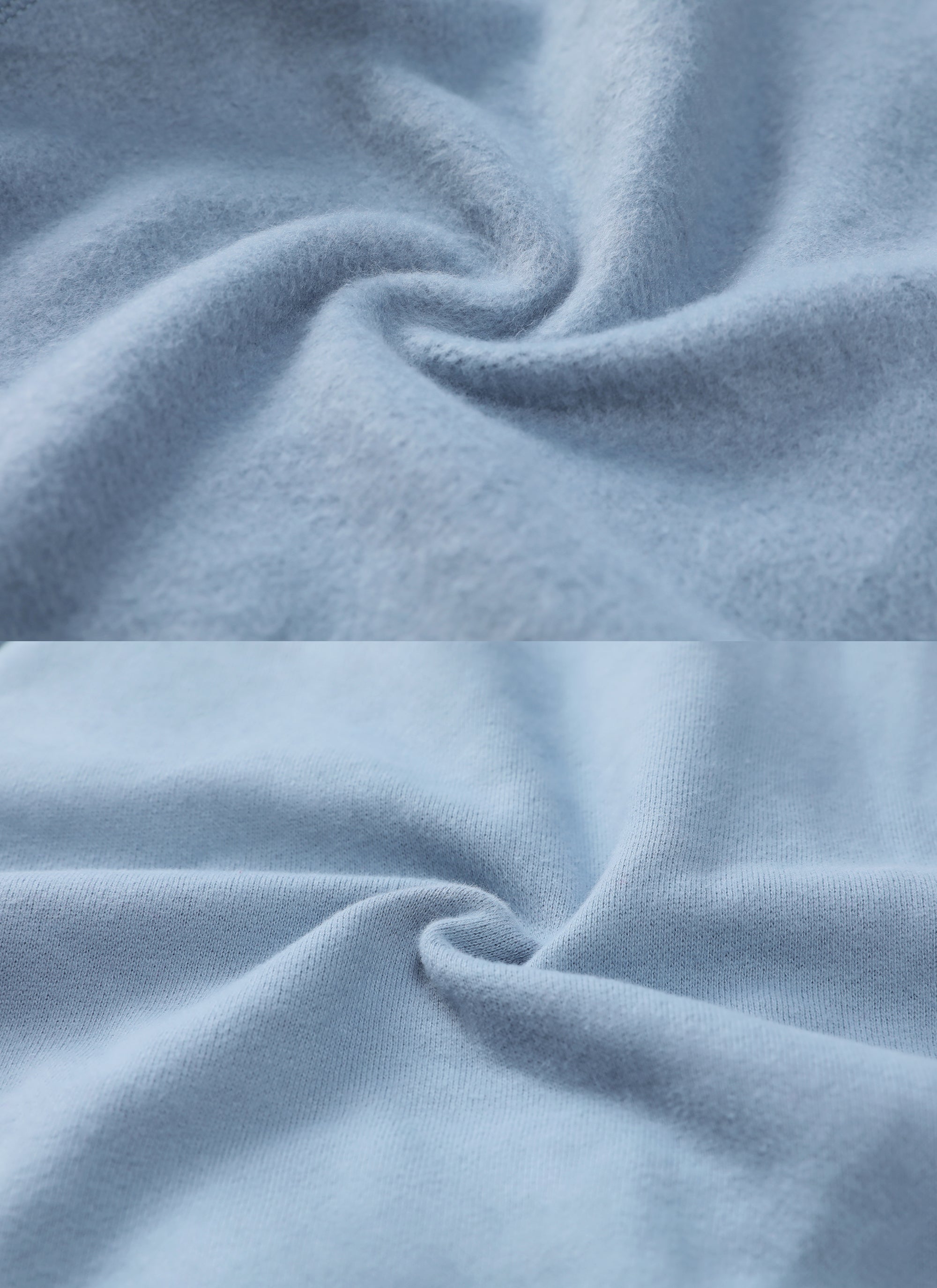 CRZ YOGA Womens Cotton Fleece Lined Straight Leg Lounge Sweatpants30'' Cambric Blue