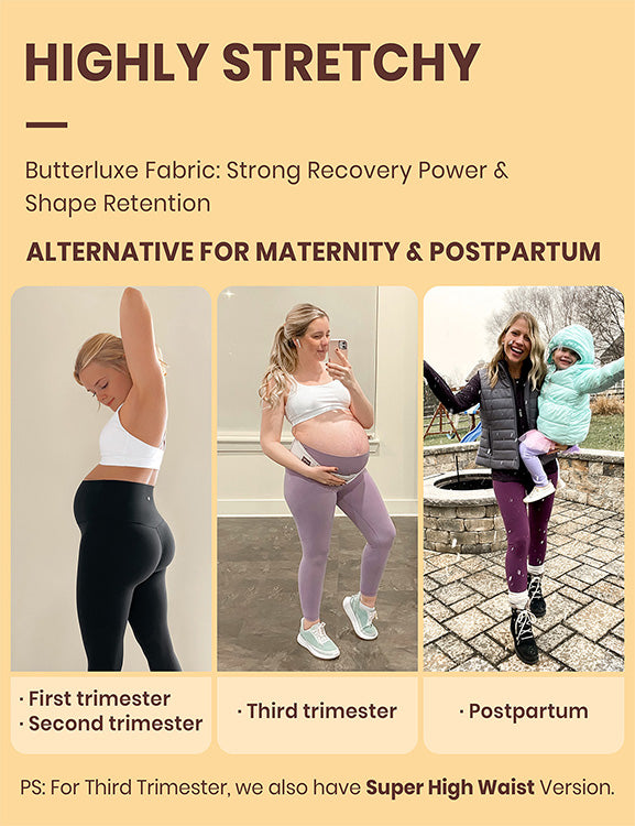 CRZ YOGA Women's Yoga Lounge High Rise Butterluxe Yoga Leggings 25'' Dark Carbon