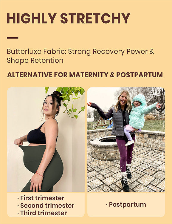 CRZ YOGA Women's Lounge Super High Rise Butterluxe Yoga Leggings 25'' Dark Green