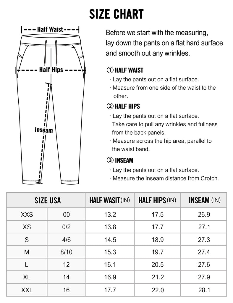 CRZ YOGA Women's Travel Slim Fit Stretch Drawstring 7/8 Pants 27'' Lunar Rock