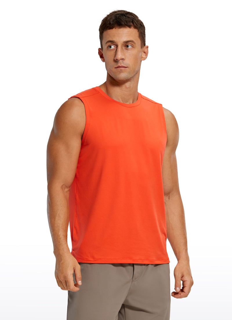 Stretch Quick Dry Tank Tops Crewneck