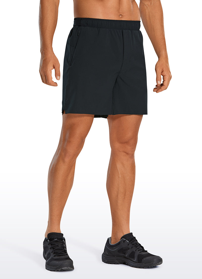 Feathery-Fit Athletic Shorts 6''- Lineless