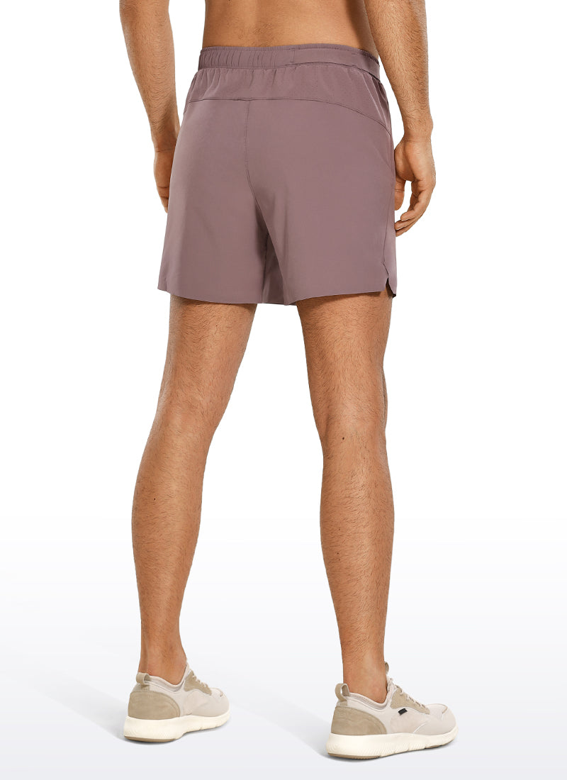 Feathery-Fit Athletic Shorts 6''- Lineless